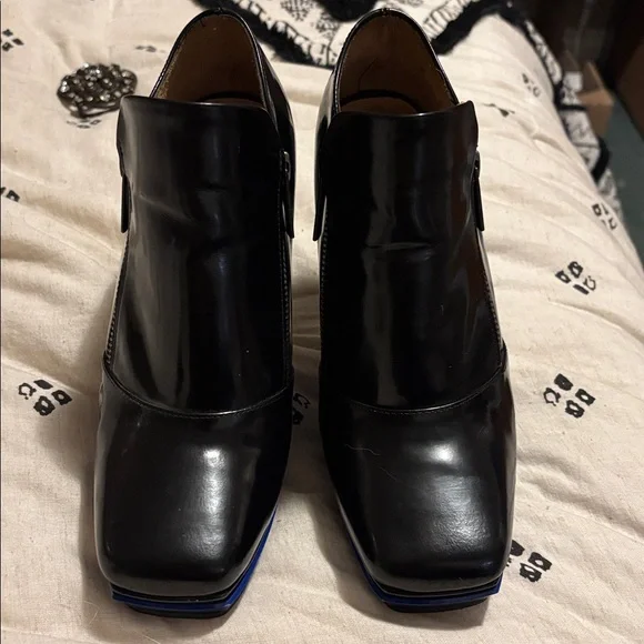 Patent leather platform toe Trinity Zion Fluevog Shoes- Stunning! Worn twice? - Picture 9 of 14